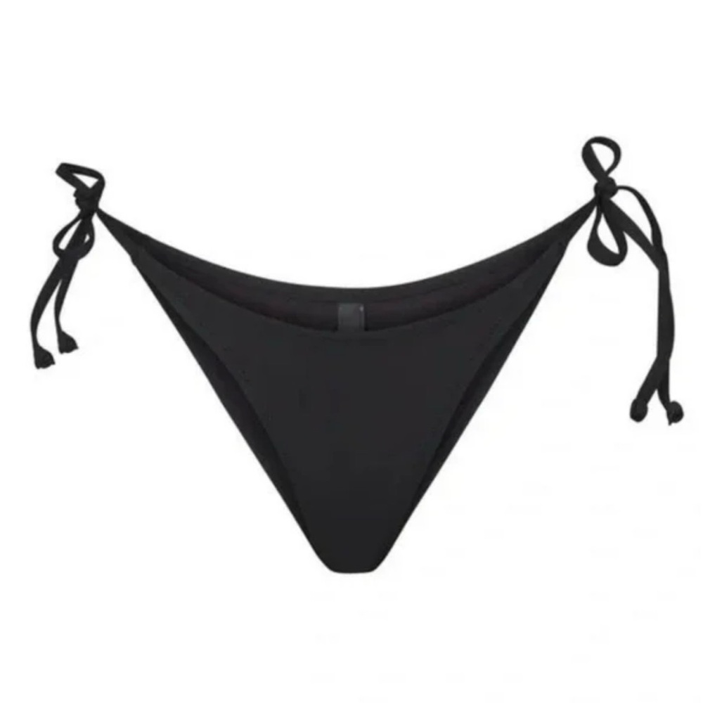 Skims Dipped Tie Bottoms NWT ONYX BLACK SIZE MEDIUM